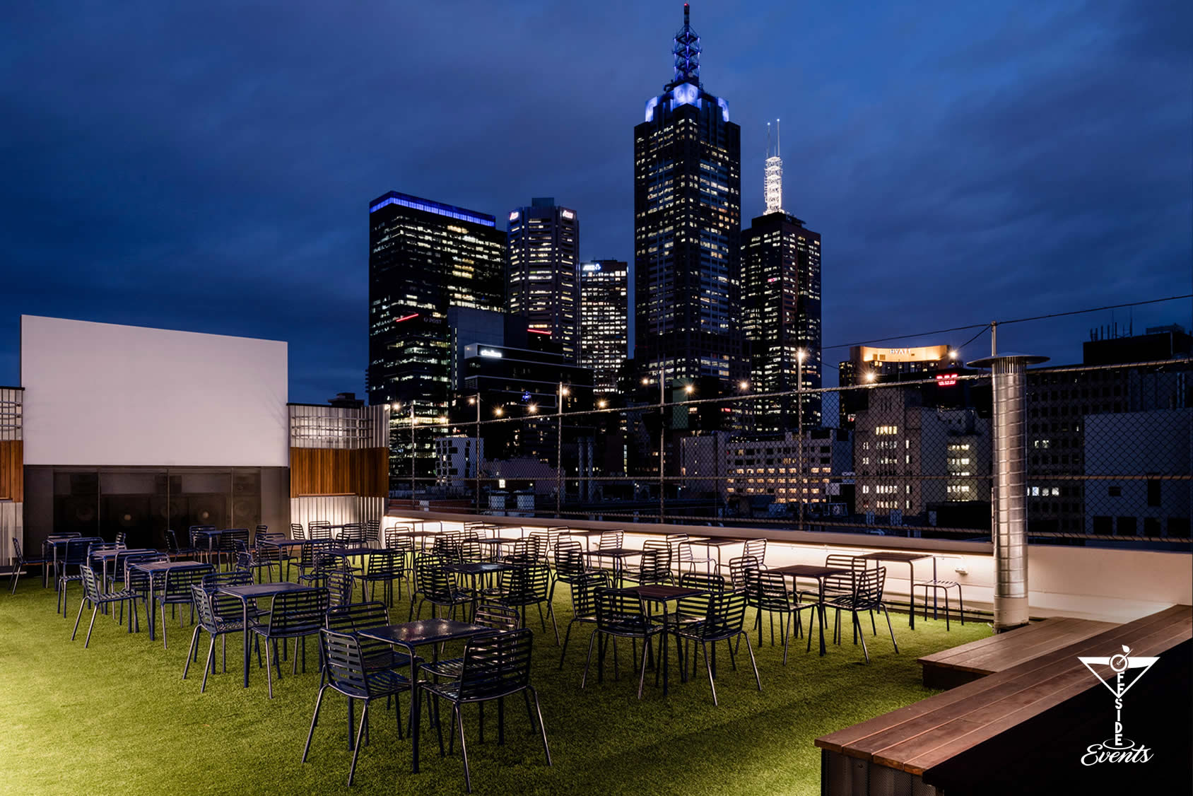 Gli Skybar nel modno- the roof NY, Temple bar, open bar