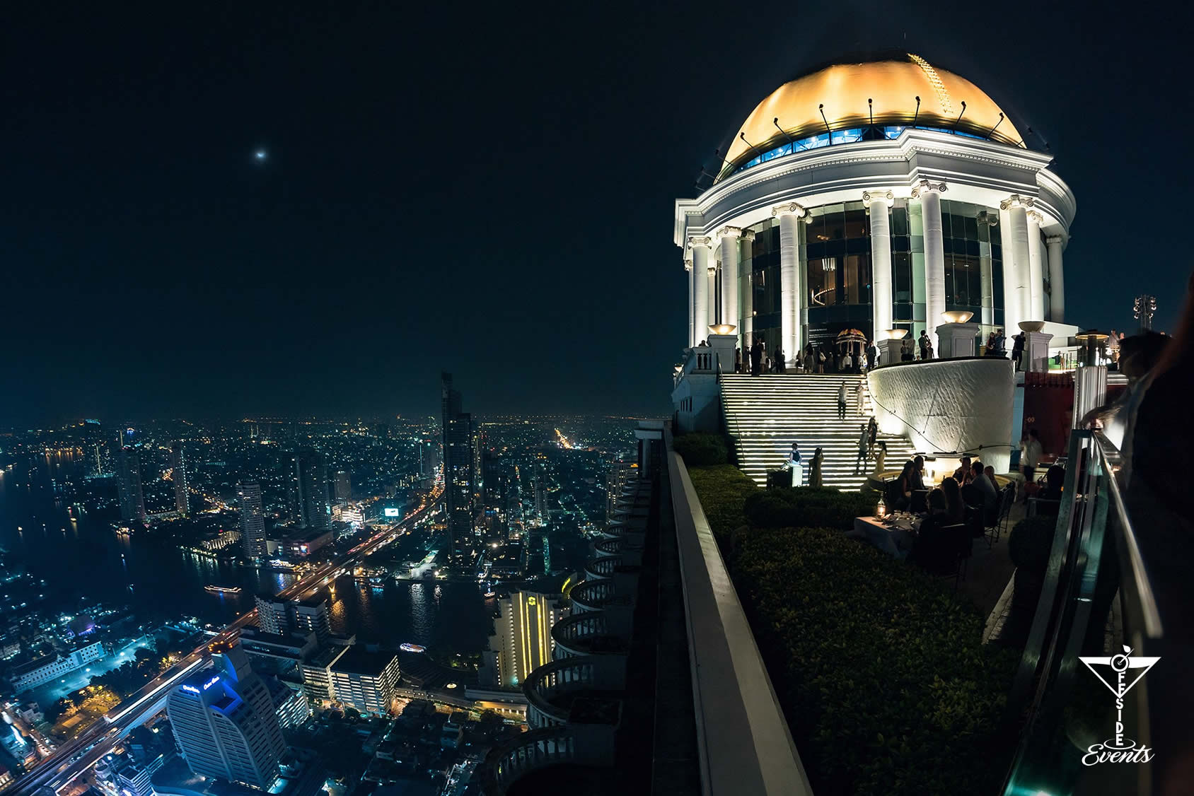 Gli Skybar nel modno- the roof NY, Temple bar, open bar